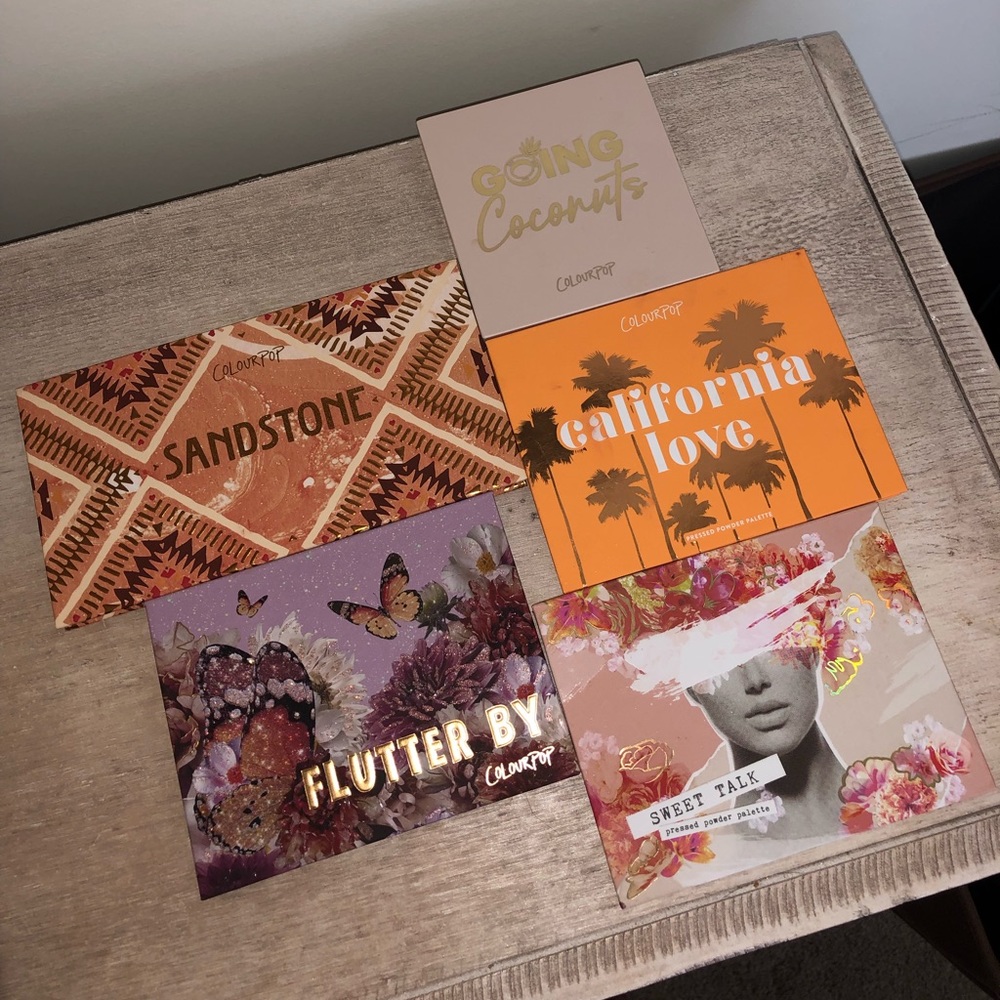 Colourpop eyeshadow bundle